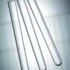 Scherf Test Tubes, 100 × 12 mm, Wall 0.4-0.5 mm, Boro 5.1 Glass, With Rim, Round Bottom, Pack of 100