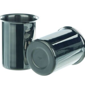 BOCHEM Beaker 100 ml, 18/10 steel with rim, without spout