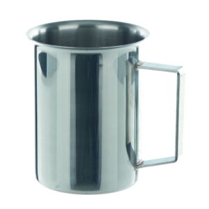 BOCHEM Beaker 3000 ml, 18/10-steel with rim and handle