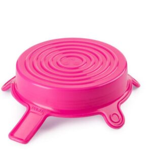 DWK Duran Silicone Lid Size L, Pink, Pack of 5