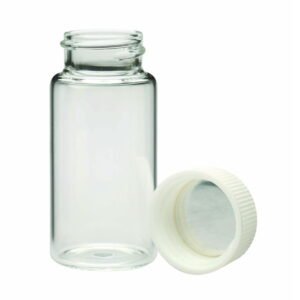 DWK Wheaton Liquid Scintillation Vial 20ml with Screw Cap 24-400 with Metal Foil Liner, Pack of 500 (986591)