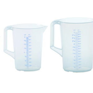 Measuring jug 3000ml, PP, 2 scales transparent, closed handle