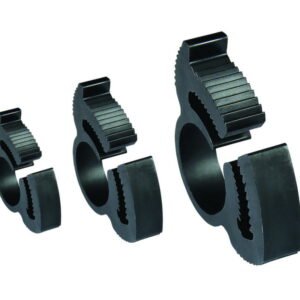 HCL Fasteners Herbie Tubing Clamp Size E, 13.1-15.7 mm, Black