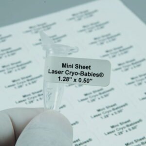 Heathrow Scientific Laser Cryo-Babies 24x13mm White, Pack of 2380 (20 x 119)