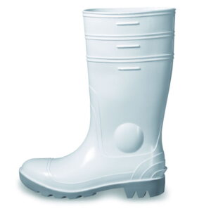 Uvex Polymer Safety Boot, Size 44, Type 9476/6, S5 SRC, PVC Sole, White, Pair