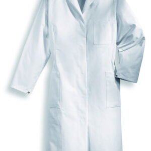 Uvex Ladies' Laboratory Coat, Size 52, White, 100% Cotton, 1/1 Arm Type (81509)​