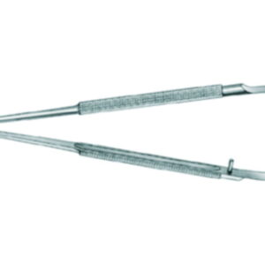 Micro scissor 140 mm, straight with round handle, sterilizable