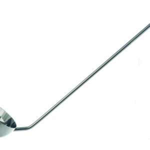 BOCHEM Ladle 200 mm Dia., 18/10 Steel, 2000 ml, Round Handle