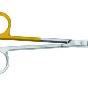Karl Hammacher Dissecting Scissors 105mm Curved with Sharp Points
