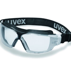 Uvex Protection Spectacles Pheos CX2 Sonic SV 9309, Colour: White/Black, Lenses: PC Clear, UV 400 / 2C-1,2 W 1 BT KN CE, Supravision Extreme