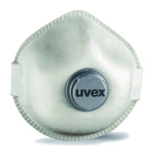 Uvex Respirators Silv-Air Classic 2110 FFP-1 with Valve, White, Pack of 15