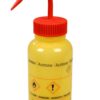 Bürkle Spray Bottle 500 ml, LDPE Wide Neck, "Aceton", Closure Red, LaboPlast