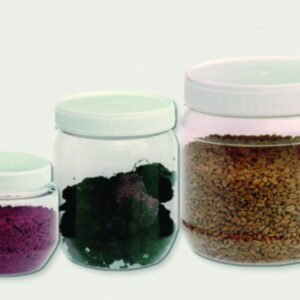 Behr Labor PET Wide Mouth Jar PWG 100, 100 ml Transparent, Pack of 10