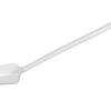 Bürkle Sample Scoop, Long Handle, 100 ml, PS, White, Pack of 10