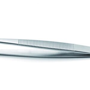 Ideal-tek High Precision Tweezers 120 mm Type 34A.SA, Smooth Tip to Hold Delicate Parts, Stainless Steel, Anti-Magnetic, Anti-Acid