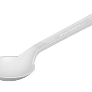 Bürkle LaboPlast Sample Spoon 127 mm PS, White, Single-Use, 2.5 ml, Pack of 100