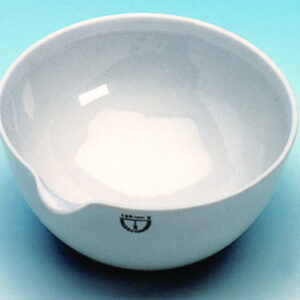 Haldenwanger Evaporating Basin, 115mm Ø, Porcelain, Form B, Semi-Deep, DIN 12903