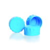 DWK Duran YOUTILITY GL 45 Screw Caps, Polypropylene, Ergonomic Shape, Cyan, Pack of 10