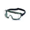 OTG safety goggles, TPR gasket headband (16321 U DT 3 4), clear lens (U UL1.2 DT K N) with Vanguard coating