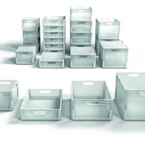 Surplus Systems Euronormbox 20 L Grey 400x300x220mm Full Wall