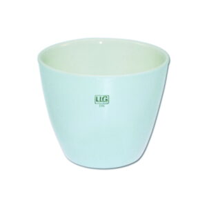 LLG Porcelain Crucible 2/40 DIN 20 mL 40 mm Ø Medium Form Glazed