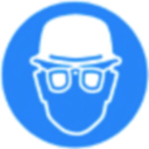 SecuBox® Maxi, 23.6x31.5x20.0cm blue "helmet and eye protection"