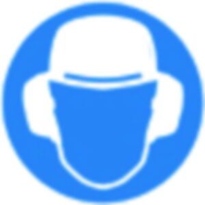 SecuBox® Maxi, 23.6x31.5x20.0cm blue "helmed and ear protection"