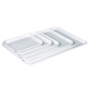 Bürkle Instrum. Tablet, 355x240x17mm White, Melamine Resin