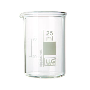 LLG-Beaker, boro 3.3, low form, 600 ml, pack of 8
