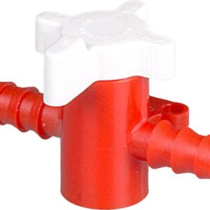 Bürkle 2-Way Stopcock, PE/PP, 6 mm Bore, for 7–9 mm Tubing​