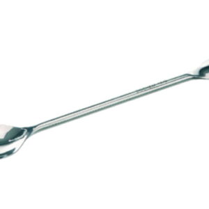 BOCHEM Chemical Spoon 150 mm, 18/10 Steel, Double Spoon 30x22 mm & 23x17 mm