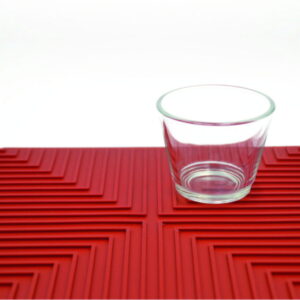 Deutsch & Neumann Silicone Laboratory Mat (Red, 250x250 mm)