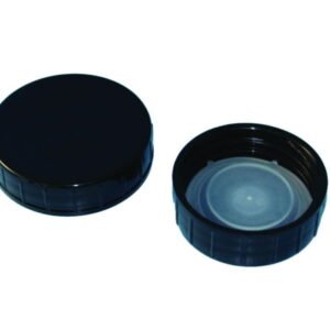 Klett-Kunststofftechnik Screw Caps PP for 1000 mL Bottles (DIN 68), Pack of 100