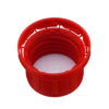 Kautex Degassing Cap PP Red with Cone Seal, Originality Ring, and Degassing Diaphragm