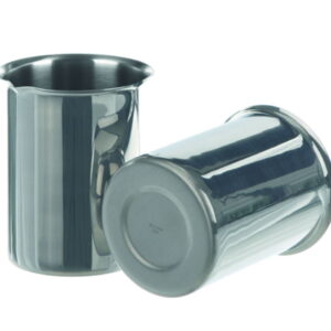 BOCHEM Beaker 500 ml, 18/10 Steel with Rim and Spout
