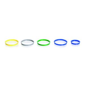 DWK Duran Filling Rings, PP Green, GL45, Pack of 10