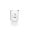 DWK Duran Super Duty Beaker, 400 ml, Low Form, with Division and Drain, 80x110 mm