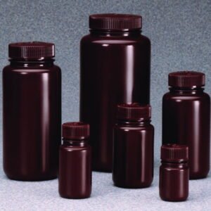 Thermo Nalgene Wide Neck Bottle 1000 mL HDPE Amber