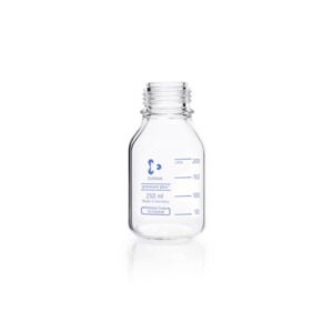 DWK Duran Laboratory Bottle, 250 mL, Clear, Pressure Plus GL45, Pressure Resistant to -1/+1.5 Bar​