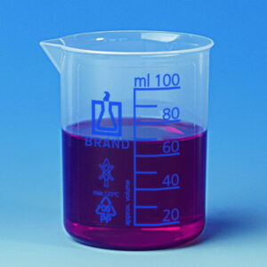 Beakers,PP,low form,cap. 500 ml blue graduation pack of 6