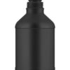 Kautex UN-Narrow Mouth Reagent Bottles 1000 mL Black HDPE Without Closure Pack of 64