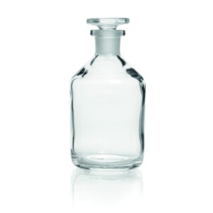 DWK Duran 100 mL Narrow Neck Reagent Bottle with Glass Stopper