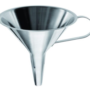 RSG Stainless Steel Funnel 150 mm, with Handle and Air Furrow