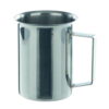 BOCHEM Beaker 2000 ml, 18/10-steel with rim and handle