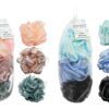 Bath Ball Nylon 3 Pack 2 Assorted Colours