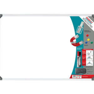 Whiteboard Slimline Magnetic 900×600 Retail