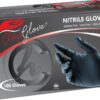 Gloves Black Nitrile Powder Free 100s Large