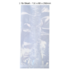Cellophane Packets (100 units)(3lb (SHORT) 130+ 80 x 250mm 30 mic)