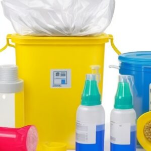 500ml Base & Lid Round Sharps container