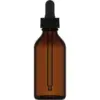 Dropper Bottles, Amber, Black Pipette Lids